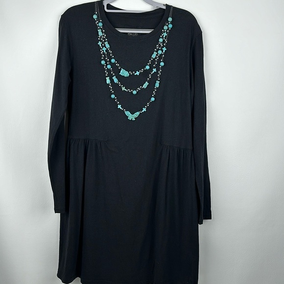 Double D Ranch Dresses & Skirts - Double D Ranch Turquoise Beaded Mini Dress